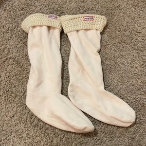 Hunter talk rain boot socks
